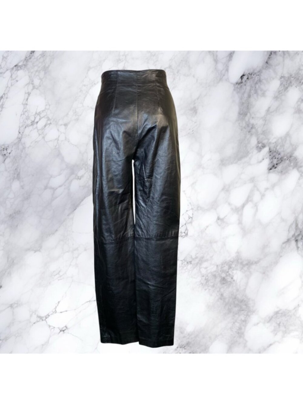 VTG Toffs Relaxed Leather Trouser - Picture 8 of 12
